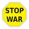 Stop war sign. Peace conceptual. No death