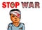 Stop War Sign Symbol Victim