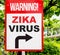 Stop Zika Virus warning sign