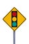 Stoplight Warning Sign