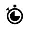 Stopwatch countdown clock buttons vector icon