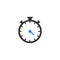 Stopwatch flat icon