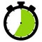 Stopwatch Icon: 35 Minutes 35 Seconds or 7 hours