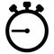 Stopwatch icon time.Stopwatch - last chance.