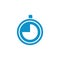 Stopwatch icon. Vector illustration decorative design