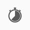 Stopwatch icon, watch, counting, measurement, time