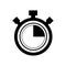 Stopwatch / stop watch timer logo icon vector illustration design template