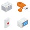 Storage and Output Devices Vectors Pack