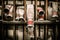 Storage room in firefighting depot