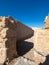 Storage rooms ruins at Masada fortress, Israel