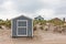 Storage Shed on Beach