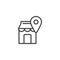 Store address line icon