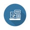 Store Analytics Icon. Flat Design