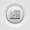 Store Analytics Icon. Grey Button Design