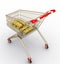 The store cart with gold ingots