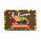 Store fruits and vegetables. Sale discount gift card.