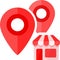 Store house pin locations locator