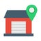Store location, store, location, shop fully editable vector icon