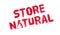 Store Natural rubber stamp