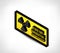 Store for radioactive substances. Isometric Icon