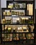 Store Shelves with Green Cosmetic Products, Beauty Treatments for Her, Aromatic Candles