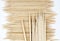 Stored wooden toothpicks