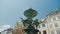 Stork Fountain is located on Amagertorv in the center of Copenhagen, Denmark.