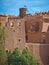 Stork nest on Kasbah,morocco