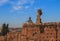 Stork\'s nest on the walls of the Palais El Badi ( Morocco)