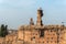 Storks nesting on the walls of the El Badi Palace, Marrakech