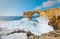 Storm the Azure Window in Gozo, Malta