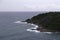 The storm blew Laem Phrom Thep in andaman sea at Phuket, Thailand.