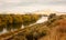 Storm Clearing Over Agricultural Land Yakima River Central