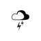 storm cloud icon. Element of weather elements illustration. Premium quality graphic design icon. Signs and symbols collection icon