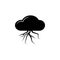 storm cloud icon. Element of weather icon. Premium quality graphic design. Signs and symbols collection icon for websites, web des