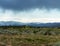 Storm cloud over the west Central mountains.