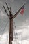 Storm clouds above the tallship