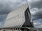 Storm clouds behind Cadet Chapel.