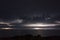 Storm clouds and hard weather over Adriatic Sea in Croatia Europe.