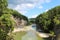 Storm clouds of Letchworth river gorge