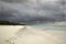 Storm clouds over Diani beach