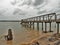 Storm Clouds over Jordan Lake Pier