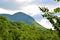 Storm clouds over the mountain