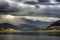 Storm clouds with rainbow, Loch Broom, Highlands, Ullapool. Highlands, Scotland