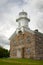 Storm Clouds Surround Great Captain Island Lighthouse in Connecticut