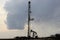 Storm clouds and Texas pumpjack