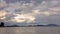 Storm cloudy over lake Balaton in Hungary, time lapse