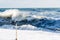 Storm, coast on the Black sea