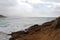 Storm on the coast of Thassos at Tripiti beach