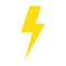 Storm electric isolated icon